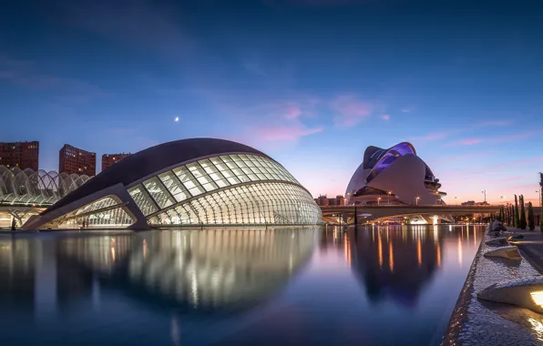 Picture Spain, Valencia, The city of arts and Sciences
