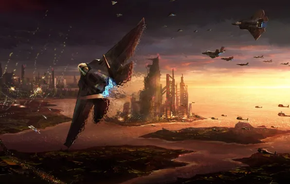 War, art, fighters