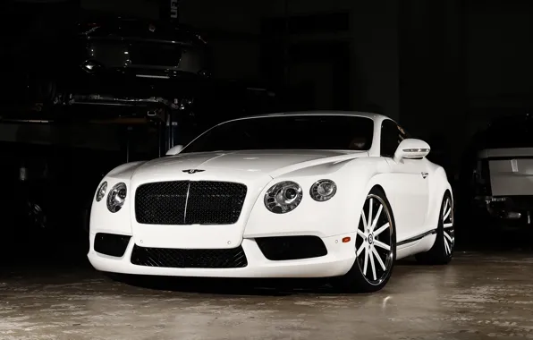 Picture Bentley, Continental, wheels, color, Vossen, lowered, matched