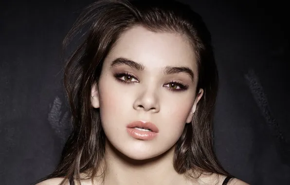 Look, background, portrait, brunette, beauty, Hailee Steinfeld, Haley Steinfeld