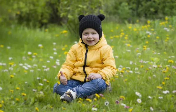 Nature, child, portrait, spring