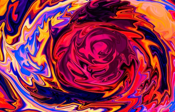 Bright colors, abstraction, fractals, whirlpool, chaos, chaos, abstraction, fractals