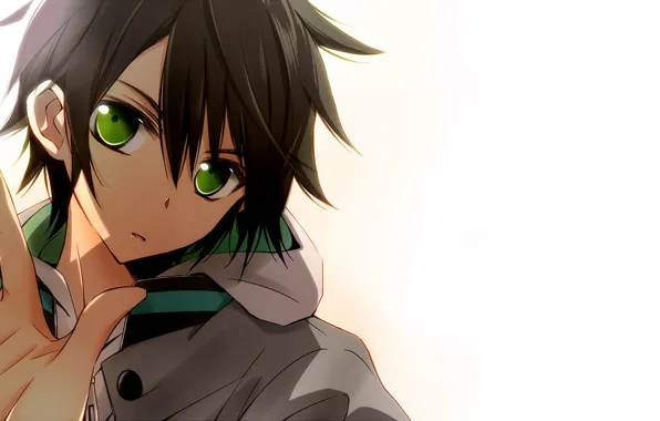 Look, anime, art, guy, the last Seraphim