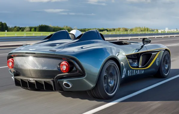Picture auto, Aston Martin, speed, back, CC100, Speedster Concept
