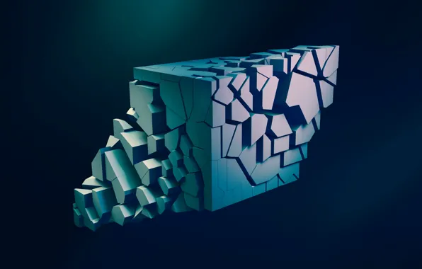 Picture abstraction, the volume, geometria