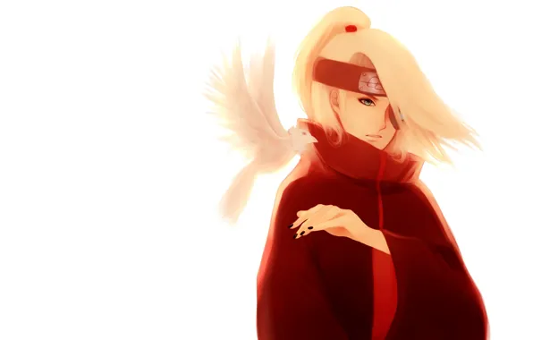 Bird, naruto, art, akatsuki, deidara