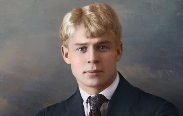 Picture man, poet, Sergey Yesenin