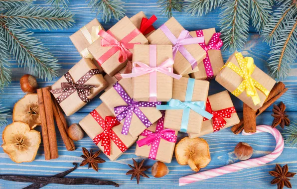 Tree, New Year, Christmas, gifts, Christmas, wood, Merry Christmas, Xmas
