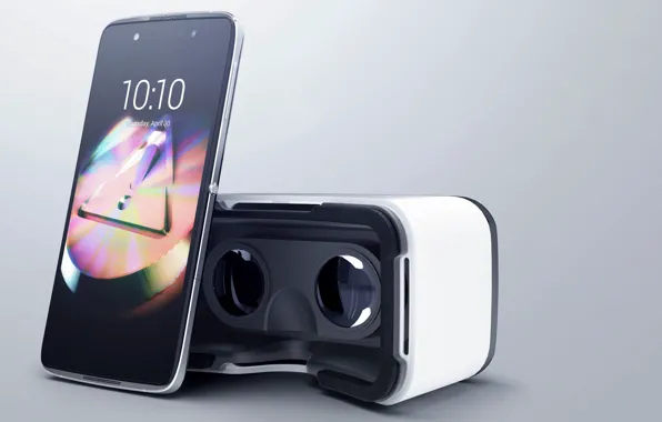 Smartphone, technology, Alcatel, Virtual reality glasses