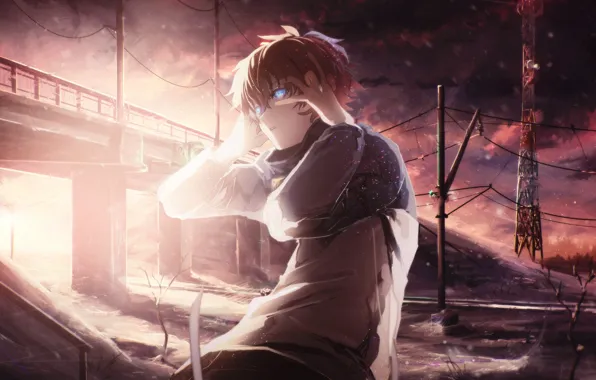 Light, anime, art, guy, Leo, Tink Of The Sensen