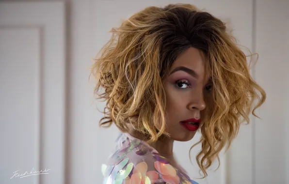 Look, girl, face, hair, portrait, Jack Russell