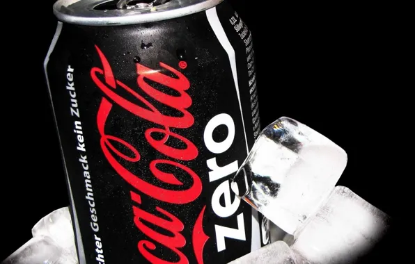 Picture ice, drink, coca-cola, Coca Cola