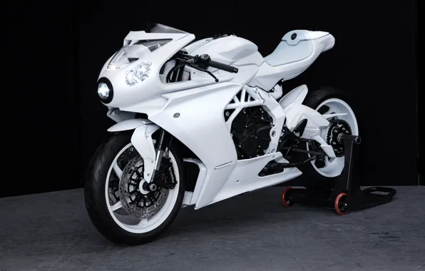 White, Motorcycle, White, MV Agusta, Bikes, Sport Bike, Superveloce, 2024