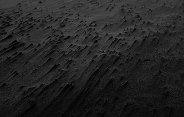 Picture sand, black, minimalism, dust, black, minimalism, dust, sand