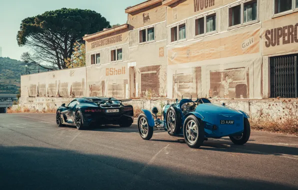 Picture Bugatti, rear view, Bugatti Type 35, Divo, Bugatti Divo, Type 35