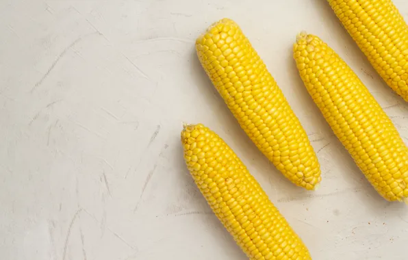Picture corn, white background, minimalism, shakes