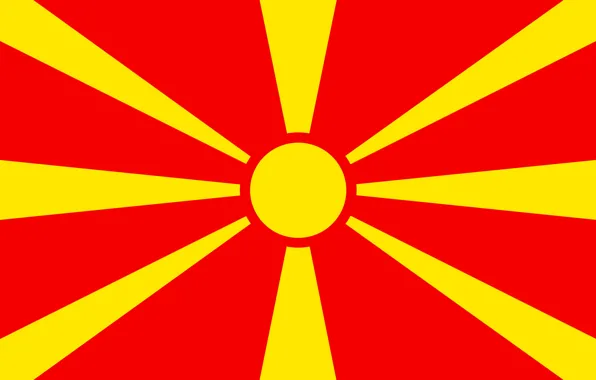 Picture flag, red, Macedonia, yellow, fon, flag, makedonija