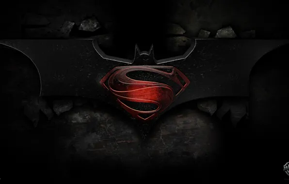 Logo, Batman, comic, Superman, DC Comics, Warner Bros, Batman vs. Superman