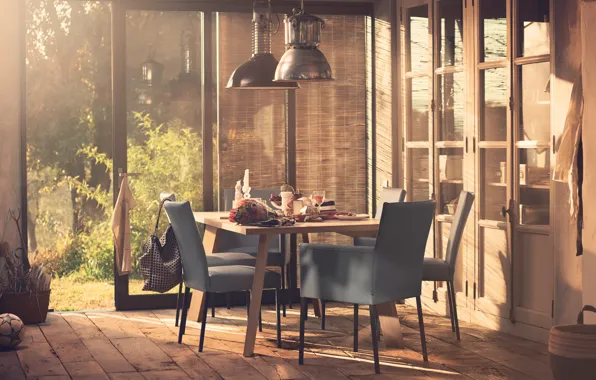 Furniture, the ball, food, home, interior, the door, window