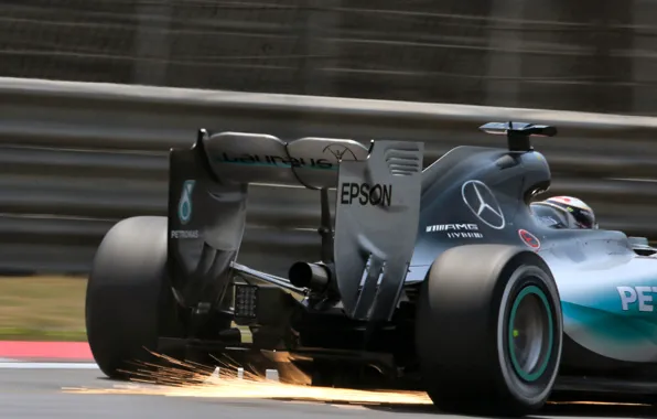 Sparks, Mercedes, Formula 1, Back, W06