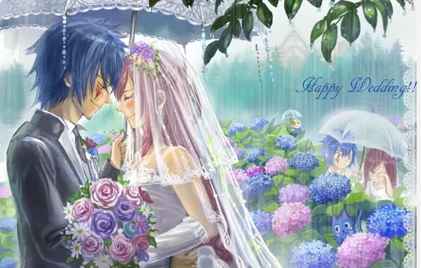 Love, pair, wedding, Fairy Tail, Gerard, Elsa, Fairy Tail