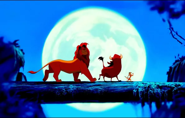 Timon, The Lion King, Simba, Pumbaa