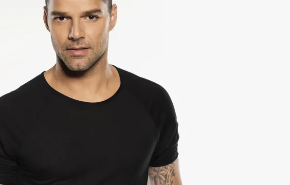 Men, singer, look, Ricky Martin