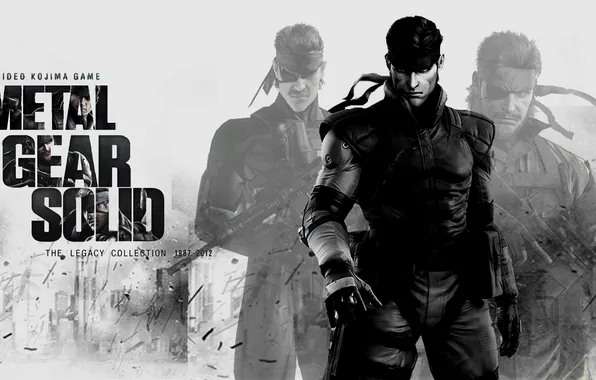 Metal gear solid, KONAMI, kojima productions, solid snake, big boss naked snake, legacy collection, Hideo …