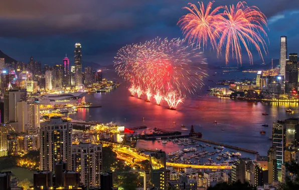 Picture Hong Kong, salute, China, 22nd anniversary