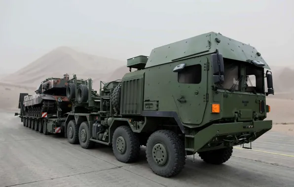 Military, truck, Leopard, tank, 8x8, RMMV, MAN HX 81, Rheinmetall MAN Military Vehicles