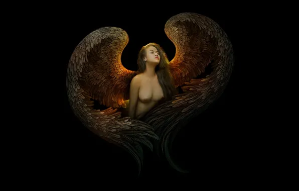 Erotic, chest, girl, pose, style, model, hair, body