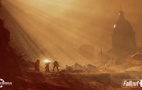 The game, Dust, Fallout, Bethesda Softworks, Bethesda, Bethesda Game Studios, Heath, Fallout 76