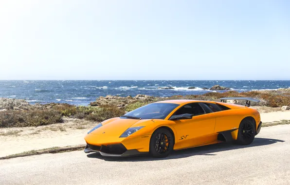 Picture Lamborghini, Orange, Murcielago, LP670-4