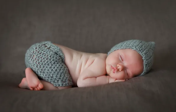 Child, sleep, boy, sleeping, cap, sweet, baby, newborn