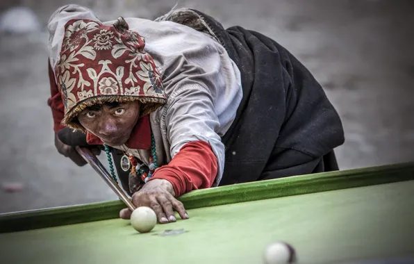 Picture sport, Billiards, Tibet