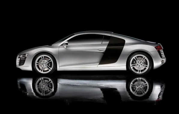 Picture reflection, side, Audi r8