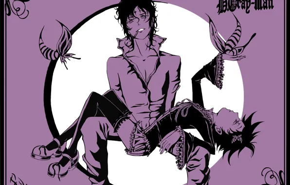 Anime, art, girl, guy, D.Gray-man