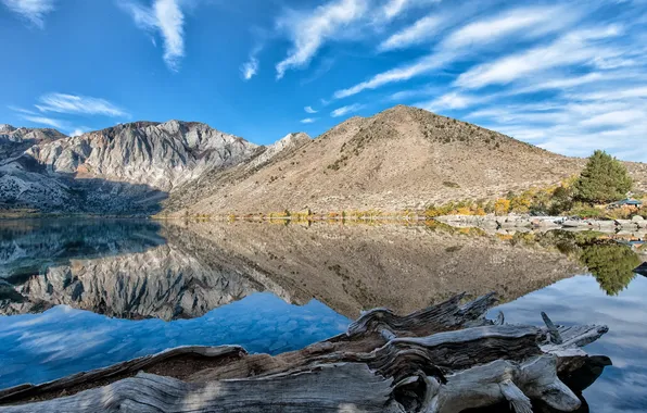 Picture landscape, mountains, California, Convict Lake