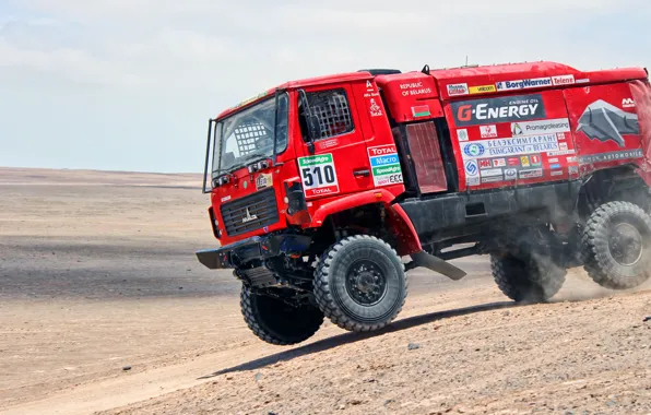 Red, Sport, Truck, Race, Rally, Dakar, Dakar, Rally