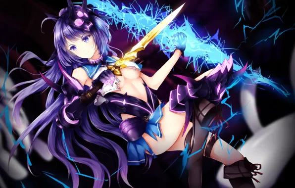 Sake, girl, sword, ass, boobs, breast, ken, blade