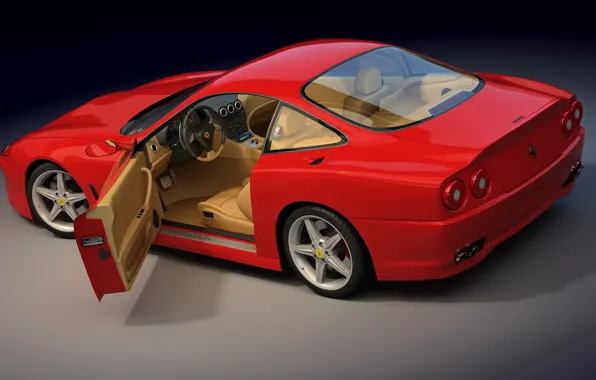 Ferrari, open, door