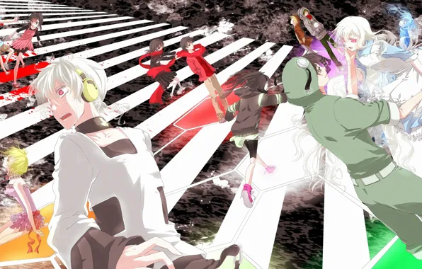 Anime, characters, Kagerou Project, The project "hot Fog", Project a Sultry mist