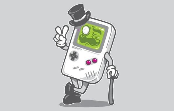 Hat, 8-bit, Nintendo, console, GameBoy, portable console, gameboy, old boy