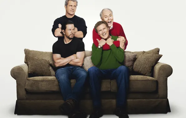 Picture dad, Mark Wahlberg, Mark Wahlberg, Mel Gibson, Mel Gibson, Dusty, Will Ferrell, Will Ferrell