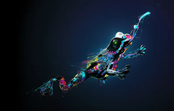 Water, Wallpaper, color, frog, legs