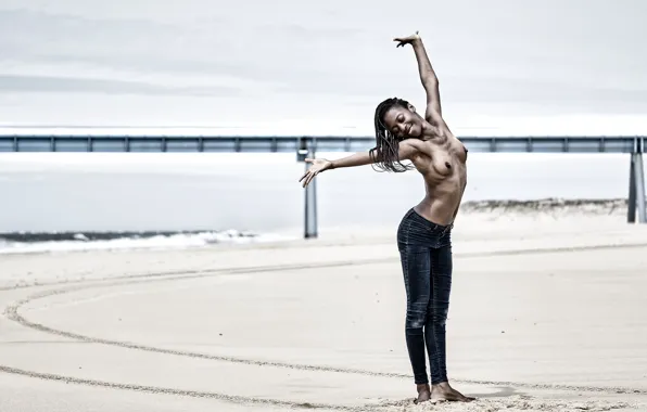 Freedom, girl, pose