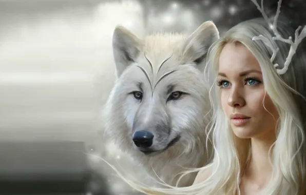 Picture the film, wolf, art, the direwolf, Game of thrones, Daenerys