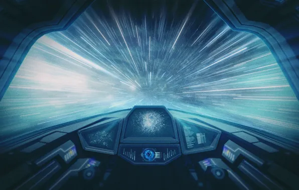 Space, Panel, Speed, Flight, Fantasy, Art, Space, Art