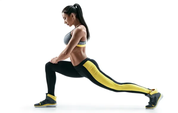 Picture energy, fitness, gym, fashion model, exercising, full length, fit
