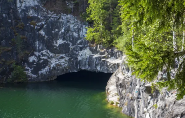 Karelia, quarry, ruskeala